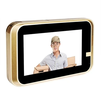 

ABKT-Smart IP Wifi Peephole Video Doorbell 720P Security Camera Door Viewer Motion Detection For Android IOS Smartphone