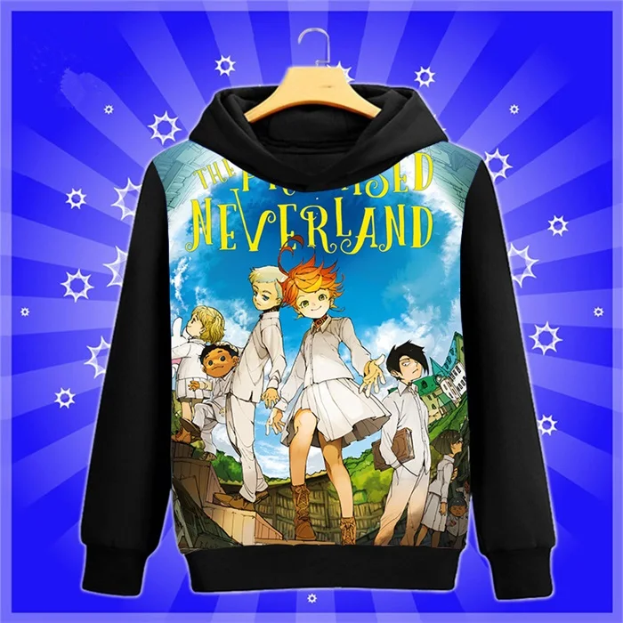 29 Аниме-Толстовка Manga The Promised Neverland Yakusoku no Neverland Norman cosplay Sweatshirt весна-осень мужские и женские пуловеры пальто - Цвет: 29