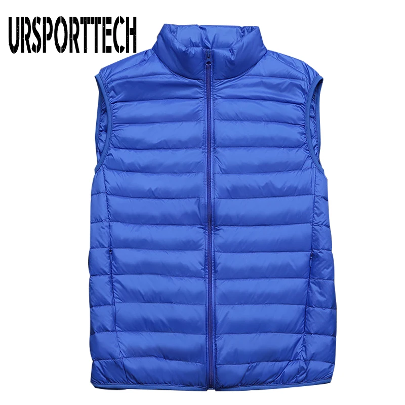 Мужской брендовый жилет Новый стильный Теплый без рукавов на осень 2019 мужской