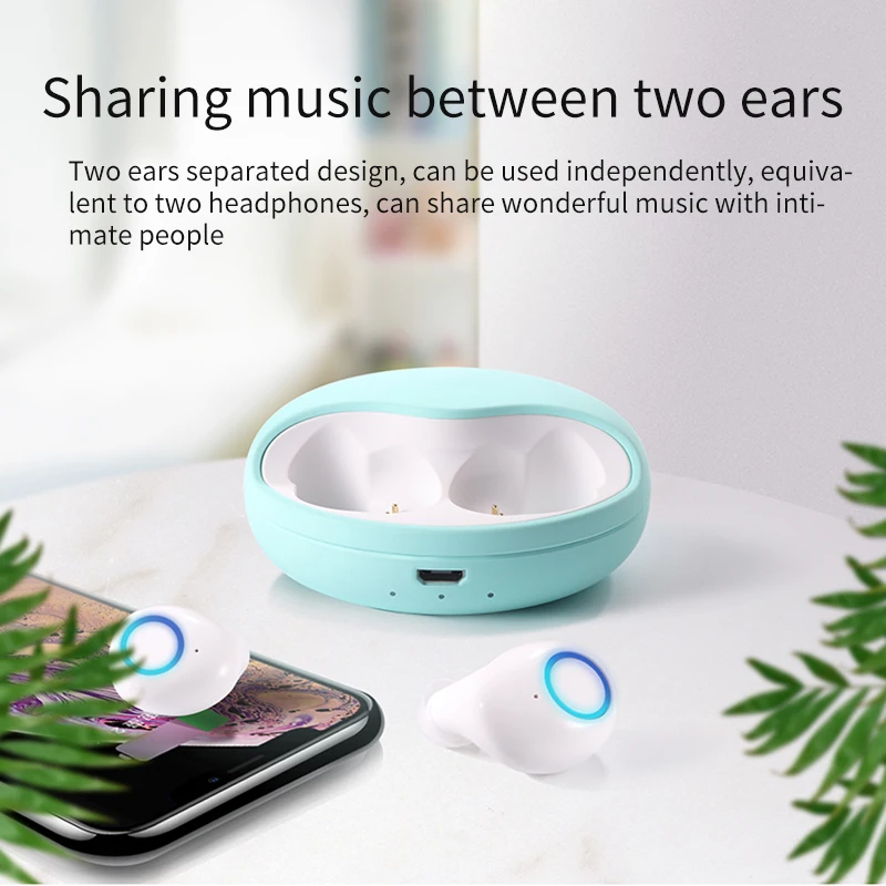 K10 TWS 5,0 Bluetooth наушники туры беспроводной 3D стерео Hearphone гарнитуры наушники двойной микрофон с 500 мАч зарядная коробка