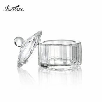 

Crystal Glass Nail Art Dappen Dish Cup Acrylic Liquid Makeup Powder Nail Styling Tool Nail Art Equipment Tools Beauty & Health