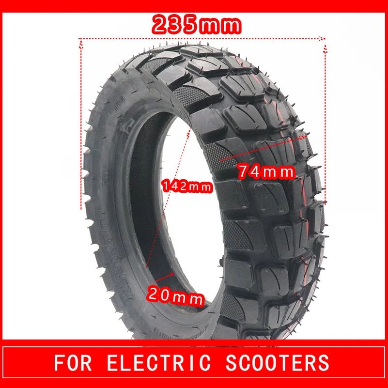  RidTianTek 10x2.5 Solid Tires 10 Inch for Kugoo M4/M4 Pro for  Zero 10X Electric Scooter Accessories, Off-Road Replacement Rubber Tires  for 10x2.125 and 10x2.25 Tires, Anti-shock and Anti-slip (2 Pcs) 