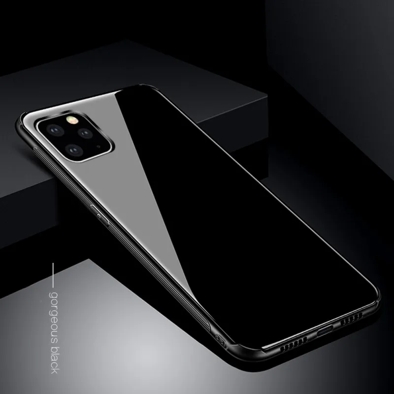 5.5 inch Модный чехол из закаленного стекла для iPhone 11 с картой памяти - Цвет: 5.5 inch