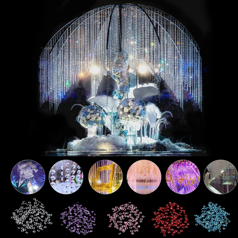 

Crystal Diamonds 4.5mm 2000pcs Confetti ABS Red,White,Sky Blue,Purple,Pink DIY Crystal Diamond Painting Gift Table Artificial
