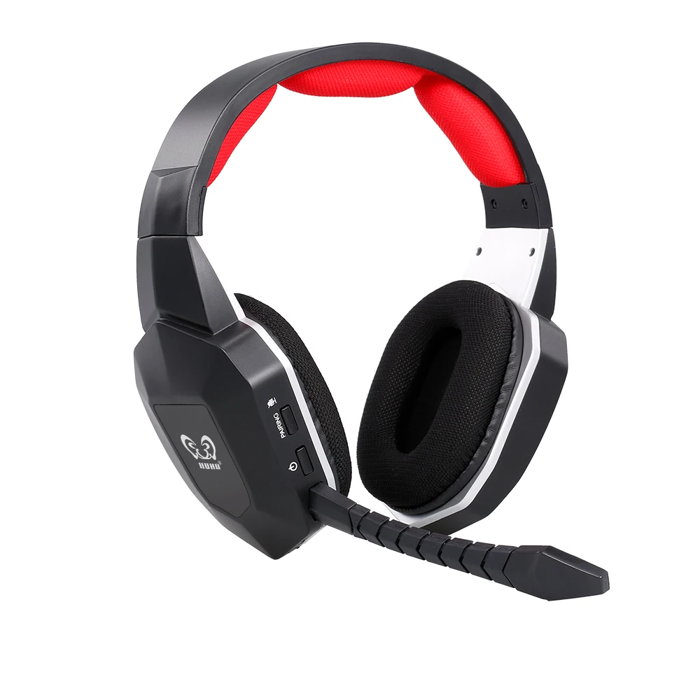 HW-N9U 2.4ghz sem fio gaming fone de ouvido virtual 7.1 canais surround sound gaming headset com microfone para ps4/pc/mac