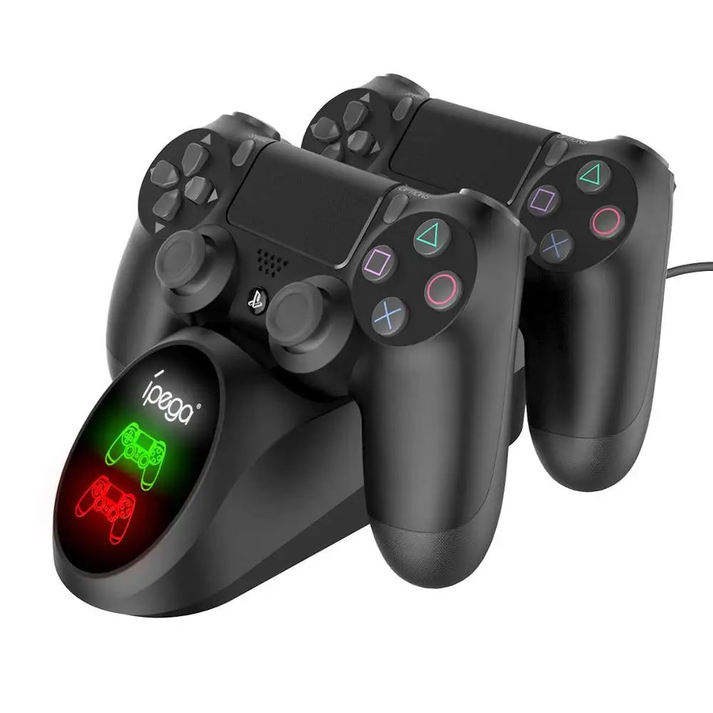 Ipega PG 9180 беспроводное двойное зарядное устройство для PS4 зарядная станция с