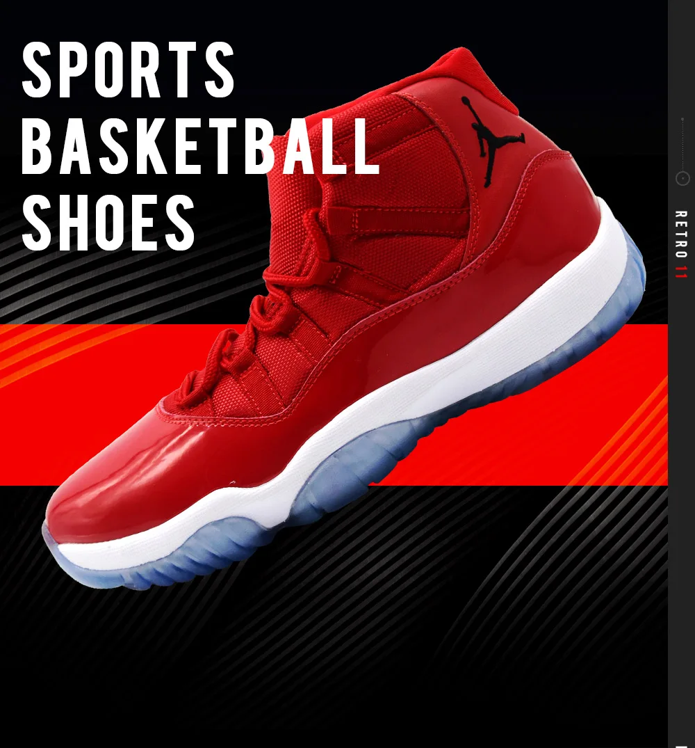 Jordan 11 баскетбольные кроссовки, как 96, красные высокие кроссовки для занятий спортом на открытом воздухе, зимние баскетбольные кроссовки