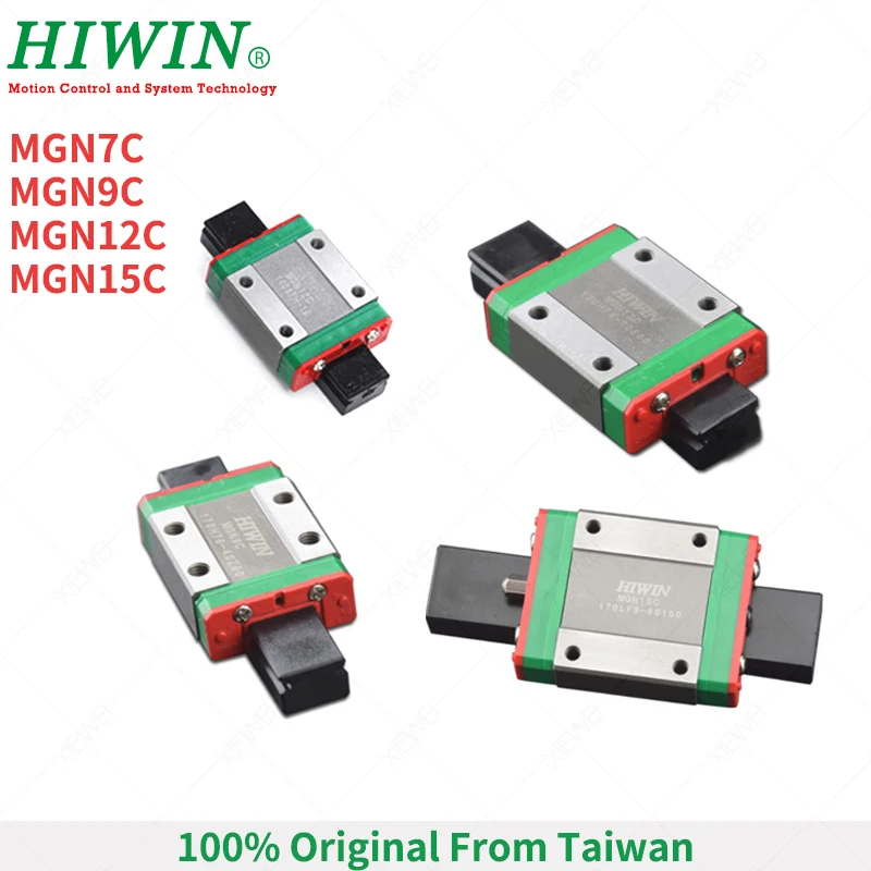 

Free shipping original HIWIN linear block MGN7C MGN9C MGN12C MGN15C carriages for linear guide rail MGN7 MGN9 MGN12 MGN15 CNC