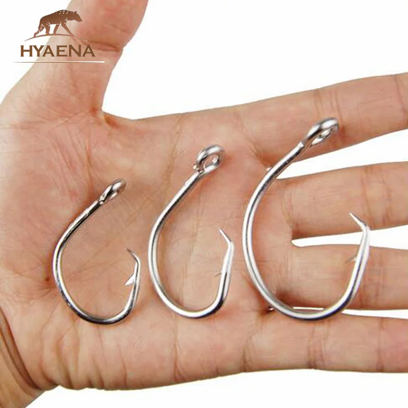 Description Picture 3 of itemStainless Steel Fishing Hook, Large, Strong, Thick, Big Fish, Tuna Fishhooks, Size 28, 0, 1Pc