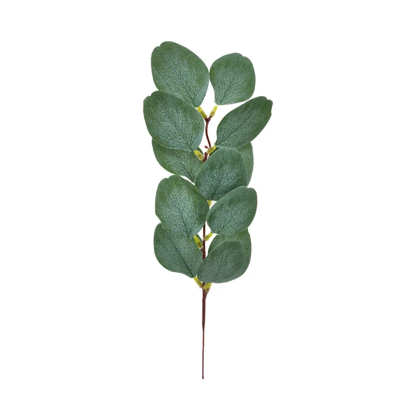 5pcs Artificial Eucalyptus Plants Small Branches wedding DIY Flower Arrangement Accessories Silk Green flower leaf Home Vase flowerpot Decor (7)