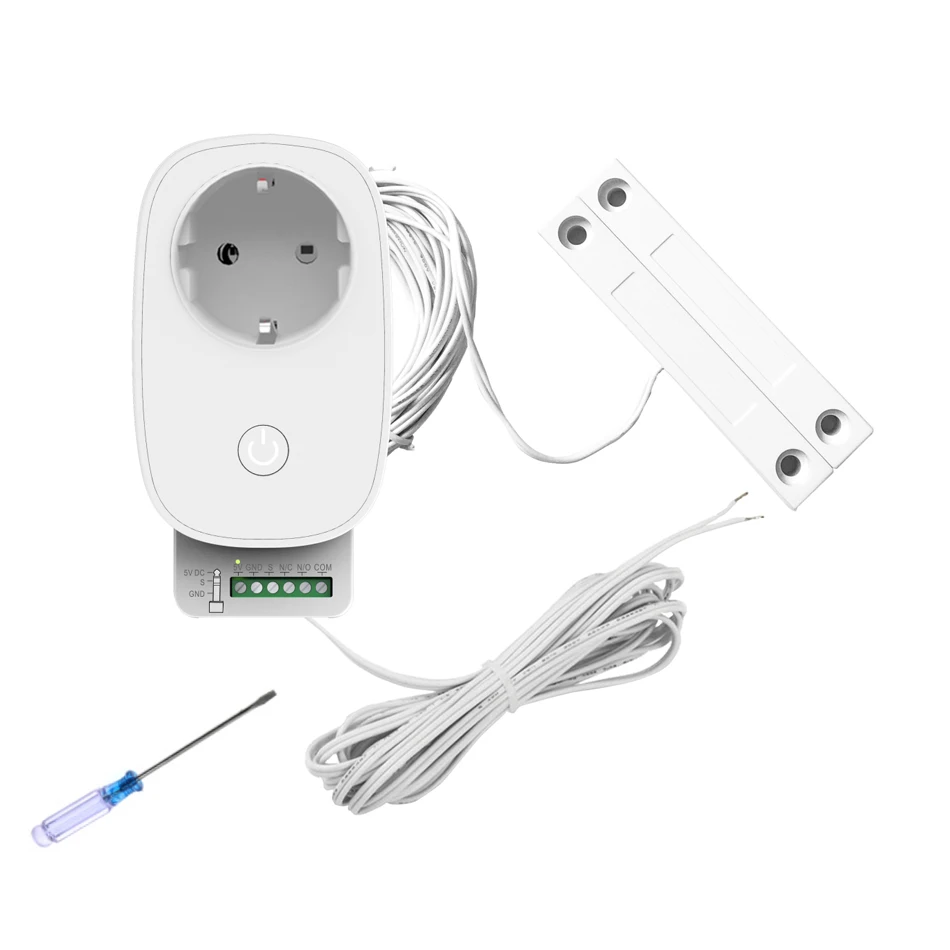 

2.4G Wireless Wifi Tuya Smart Home Switch Controller 100-240V Work with Google Home Alexa EU Security Alarm Relay I/O Controller