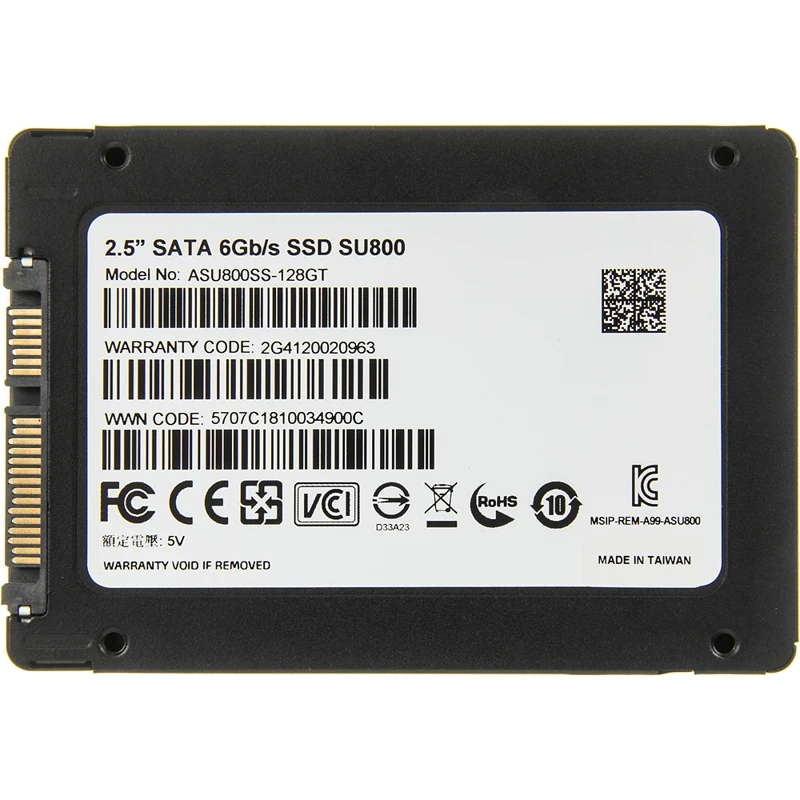 Накопитель SSD A-Data SATA III 128Gb ASU800SS-128GT-C SU800 2.5"