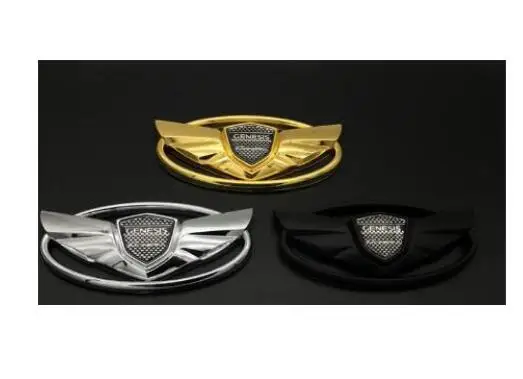 Color Name Black N Silver Trim Genesis Coupe Wing Car Steering Wheel Emblem Badge Sticker For Hyundai Kia Exterior Accessories Automotive Urbytus Com