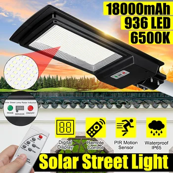 

3200W 936 LED Solar Street Light Outdoor Wall Light Powered Sunlight Radar PIR Motion Sensor Solar Lamp for Garden Decoration