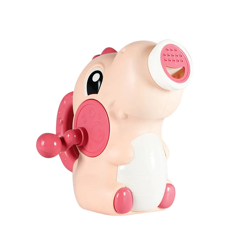 Water Squirt Baby Bath Toy Manual Shower Dinosaur Spray Water Pump Bathroom Bathtub Toys for Kids Toddlers 1~3 Year Old #C