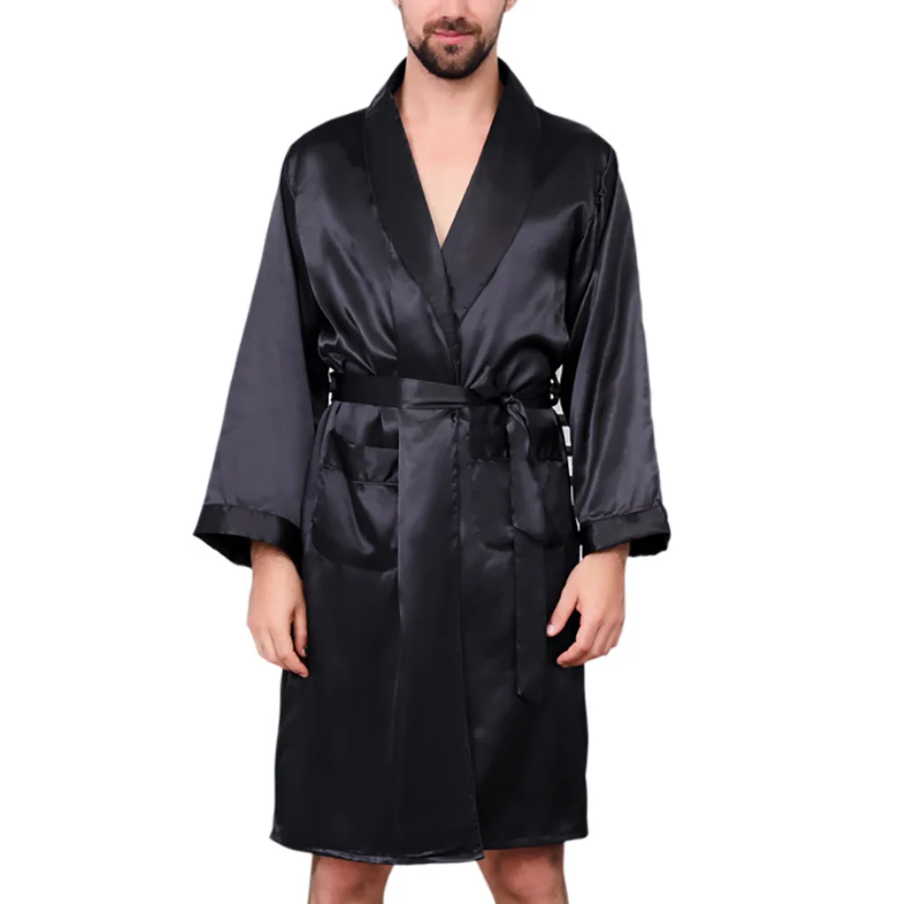 seda do falso pijamas para homens conforto