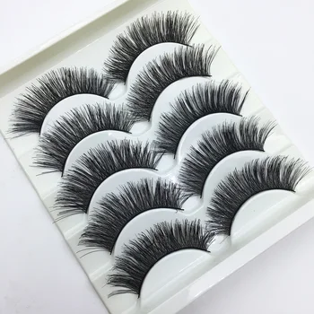 

5 Pairs Natural lengthen lashes False EyeLashes Makeup Thick Fake False Eye Lashes Cosmetic Tools
