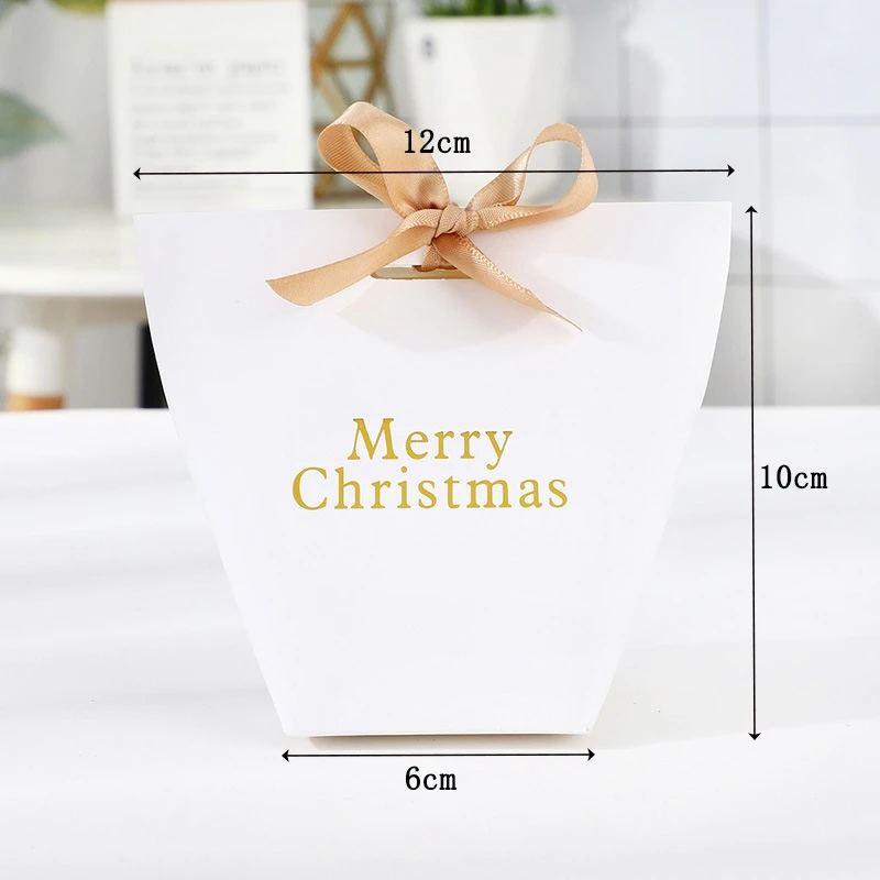 10 шт белые маленькие 6x6x10 см пустые Горячие штампы букв спасибо Merci Merry Christmas коробка подарка конфет поставки