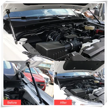 

For Ford Ranger 2015 2016 2017 2018 2019 Hood Cover Hydraulic Rod Strut Telescopic Rod Engine Hood Lift Support 2pcs Top ship to
