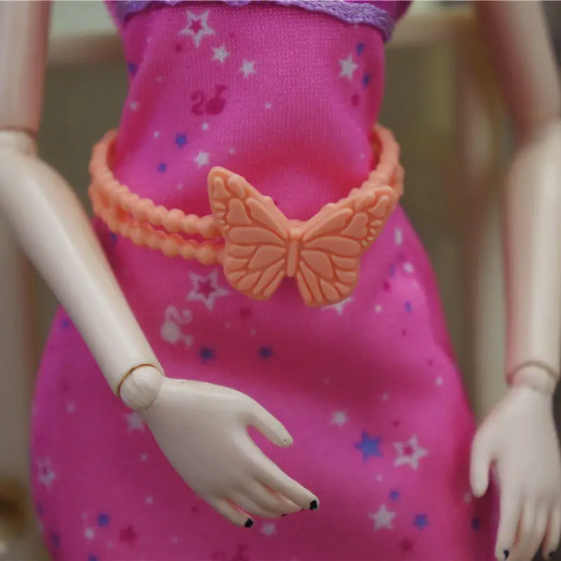 Necklace Barbie Sunglasses 1/6 bjd Doll belt Princess fashion dressing up Accessories dollhouse GiftToys Girls