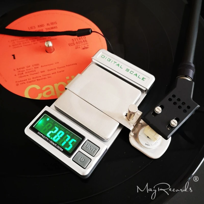 Precision Turntable Phono Lp Stylus Force Digital Scale Pressure Gauge