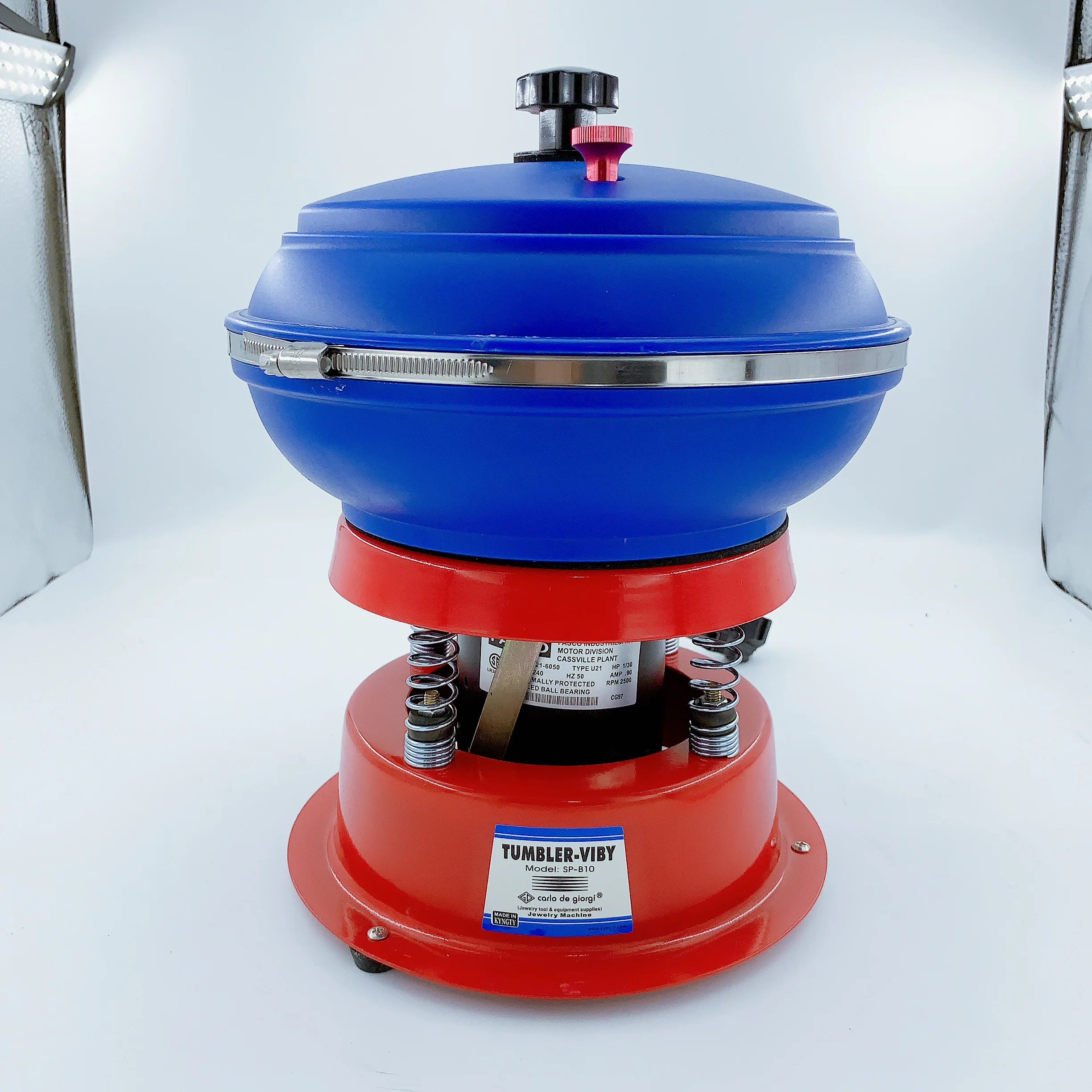 Vaso vibratorio, mini vaso vibrador, pulidor en seco y húmedo, pulidora de joyas, motor pulido giratorio de oro|jewelry polishing machine|vibratory tumblervibrating tumbler - AliExpress