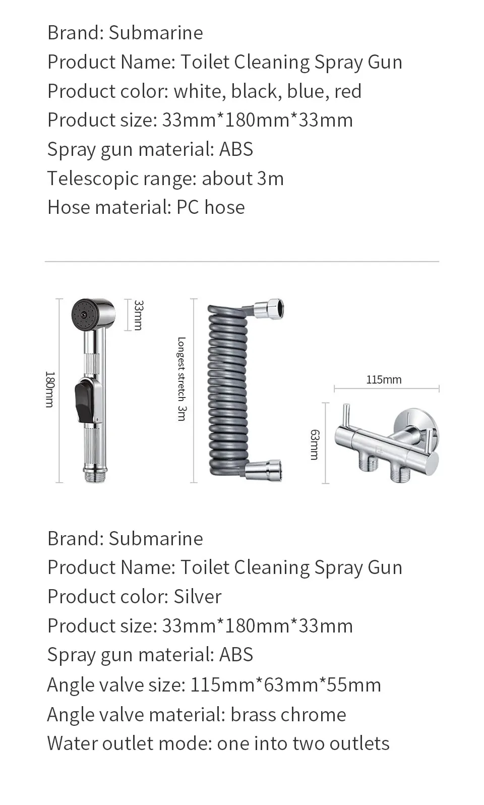 Xiaomi Mijia женский пистолет-распылитель для мытья унитаза набор распыляющих пистолетов быстрое обеззараживание произвольная телескопическая очистка умный дом