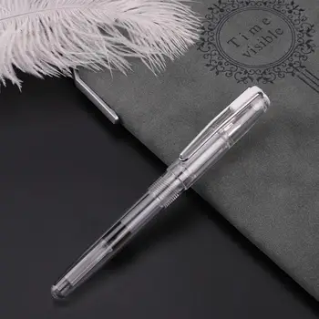 

Bobby Launched Wing Sung 3010 Transparent Clear Fountain Nib Pen Fine L2V9