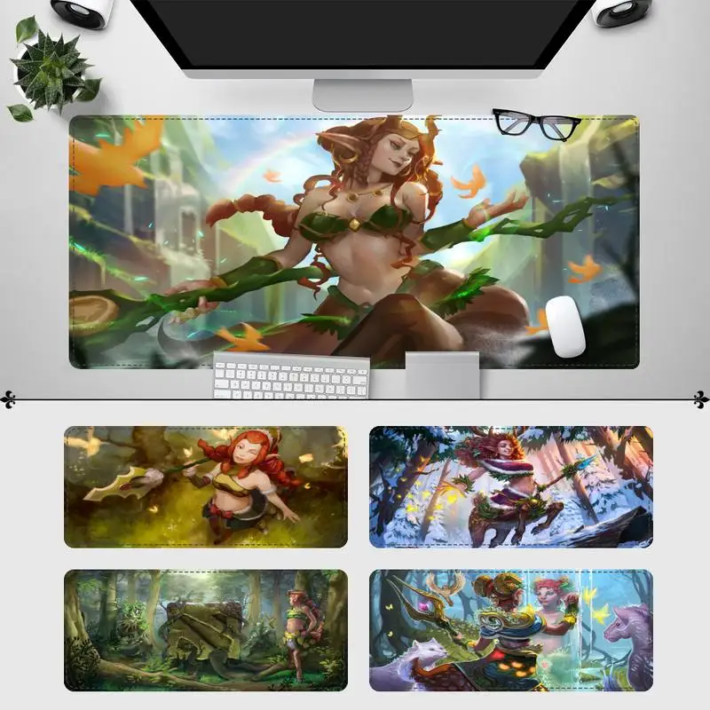 40x90 см Naga Siren Dota 2 игровой коврик для мыши клавиатуры Настольный игровые