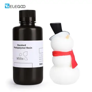 

ELEGOO 405nm UV Resin 3D Printer Resin LCD Standard Photopolymer Resin for LCD 3D Printing 500ml White for ELEGOO Mars Printer