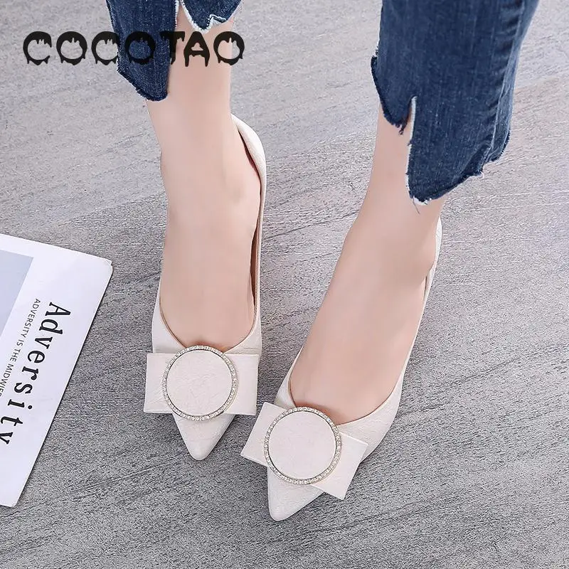 

Joker Tide Of New Fund Of 2019 Autumn Web Celebrity Sexy Small Pure And Fresh And Trill Pointed Sequined Shoes 32