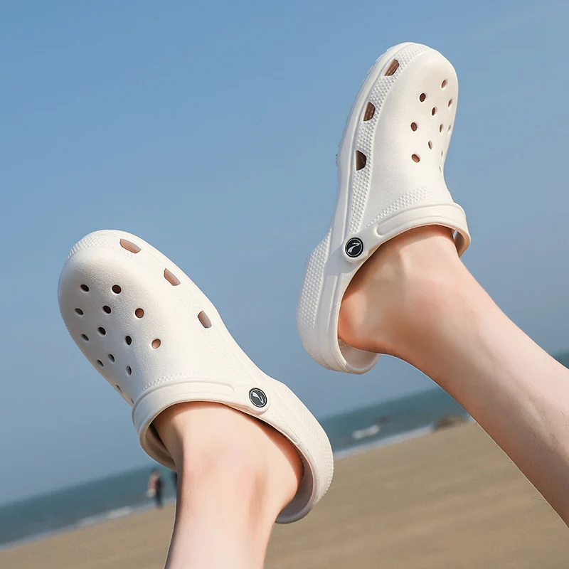 

Original Classic Clogs Garden Flip Flops Water Shoes Women Summer Beach Aqua Slipper Outdoor Jelly River Sandals Gardening Shoes