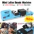 DC12-24V 150W Mini Lathe Beads Machine Woodworking DIY Lathe Standard Set Wood Lathe Standard