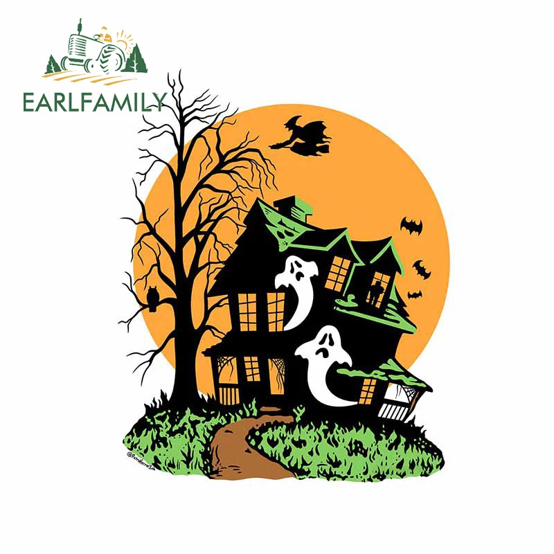 EARLFAMILY 13 см x 10 2 для винтажного дома с привидениями автомобильная наклейка