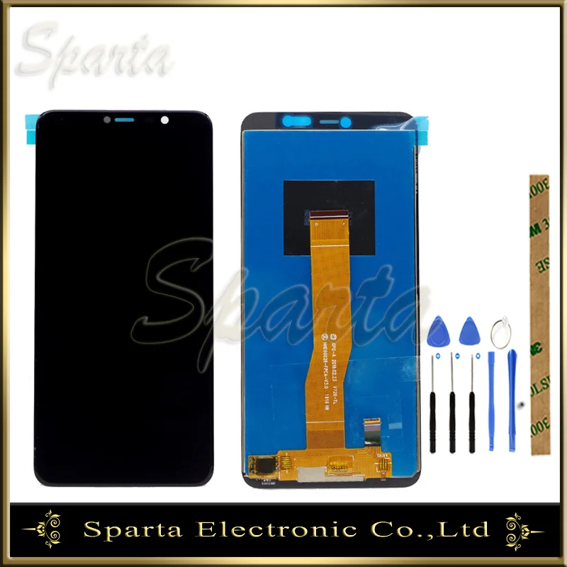 

New LCD Display 5.99'' For Wiko Y80 LCD Screen With Touch Screen Sensor Assembly