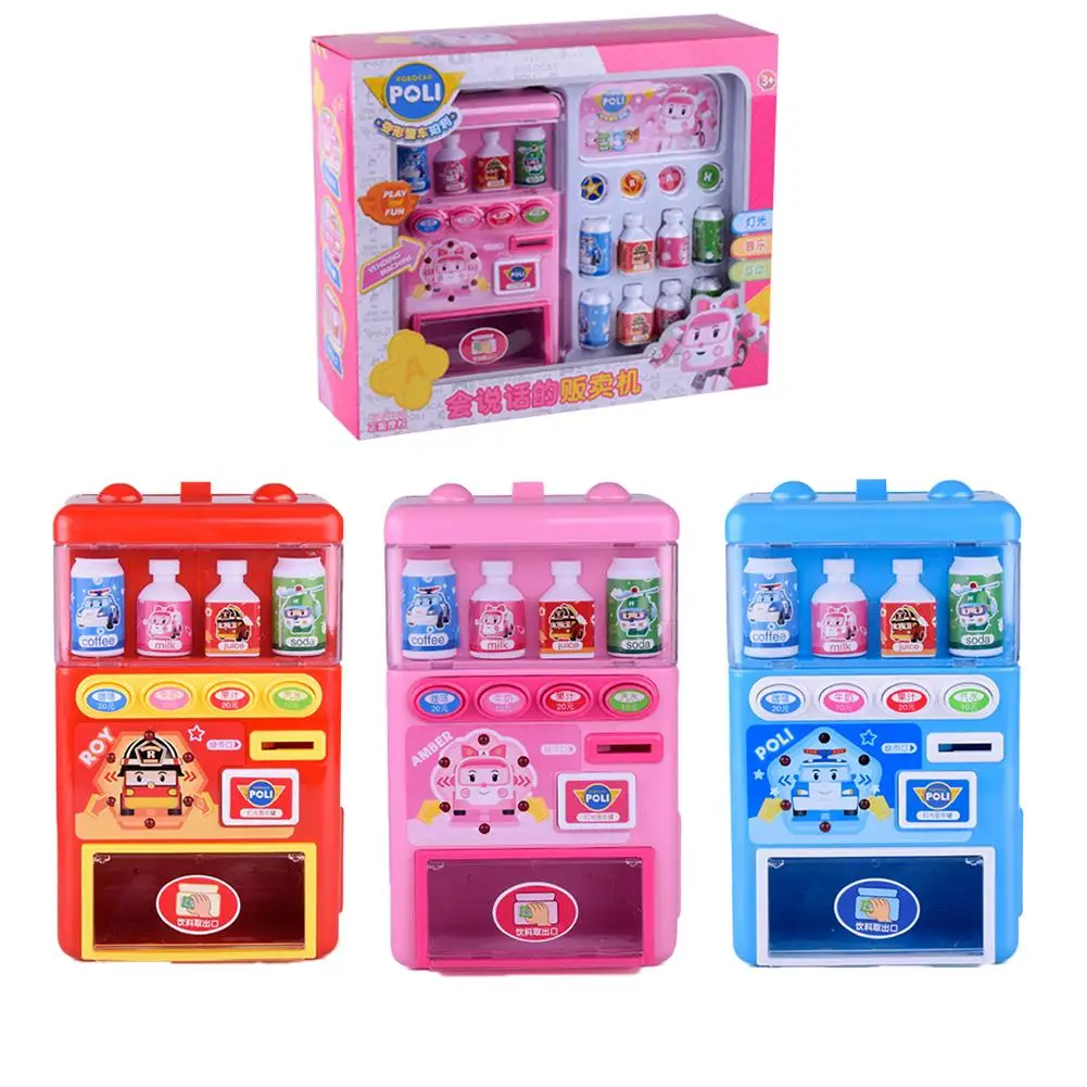 Детская имитация торговый автомат головоломка по продаже напитков Toy игровой
