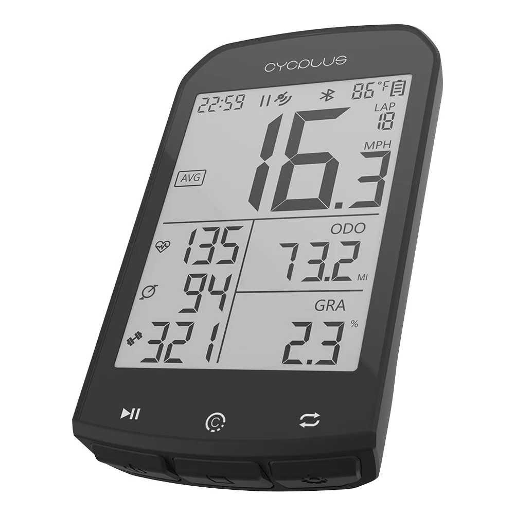 

Automatic Backlight Multifunctional Universal Sports Waterproof Long Standby Cycling Bluetooth LCD Display Stopwatch Accurate