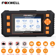 Foxwell NT634 Four System OBD2 Scanner CVT EPB TPMS DPF Injector Oil Reset OBD EOBD Automotive Scanner Car Diagnosis Free Update Foxwell NT634 Four System OBD2 Scanner CVT EPB TPMS DPF Injector Oil Reset OBD EOBD Automotive Scanner Car Diagnosis Free Update