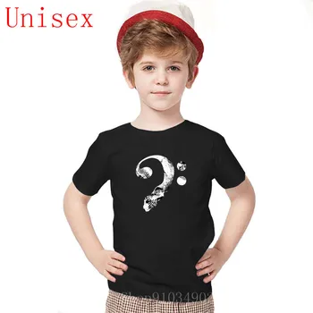 

Bass Clef Skull Note Musical Notes Musicians Music Lovers Gift Print T Shirts Kids High Quality teen girls clothing boys clothes