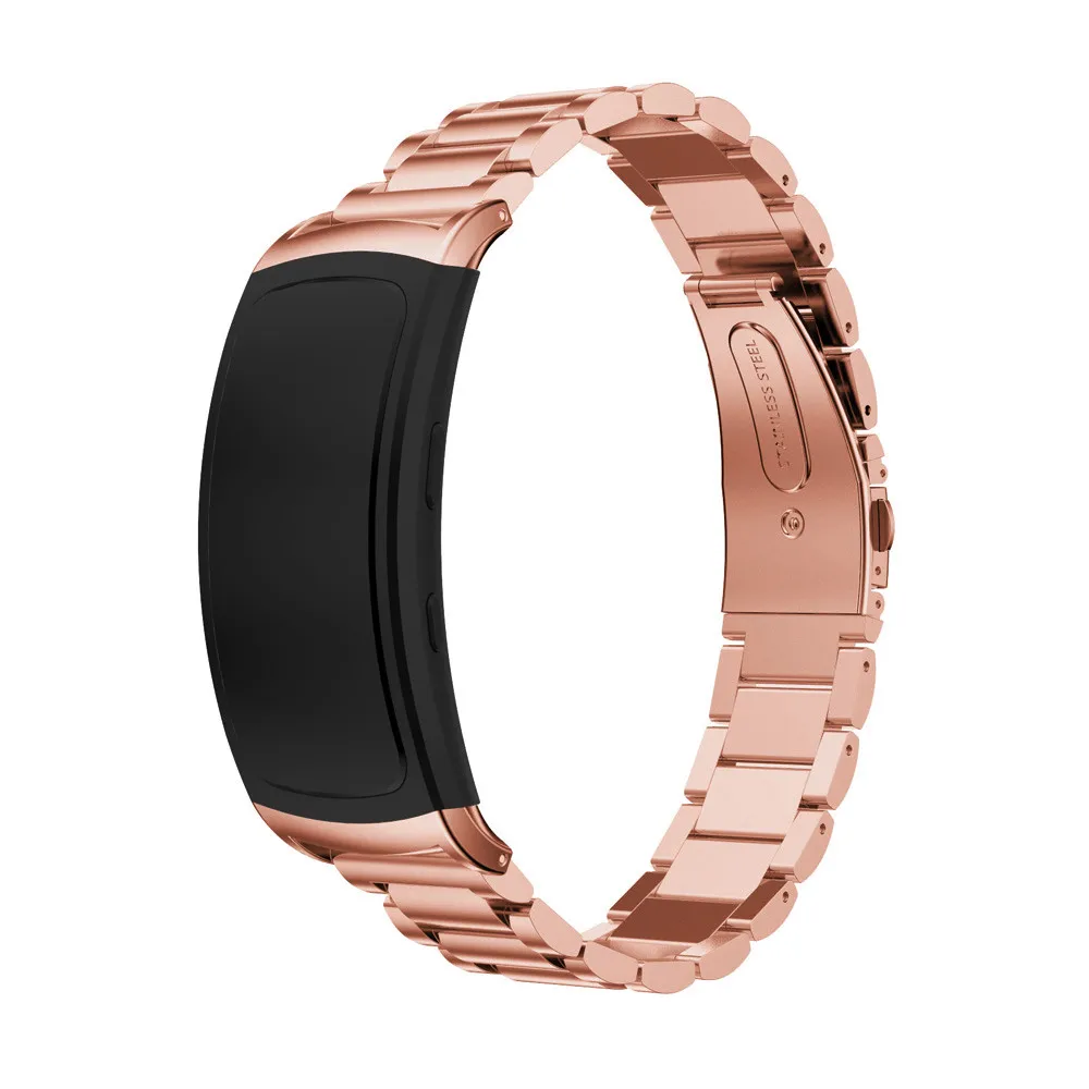 Ремешок для samsung gear Fit 2 часы ремешок 2019 браслет из нержавеющей стали смарт
