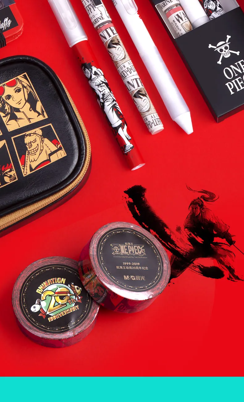 Yiwi 1 Набор 20th anniversary one piece notebook Аниме one piece figure Высококачественный твердый переплет с ручкой Наклейка на мешок упаковка коробки