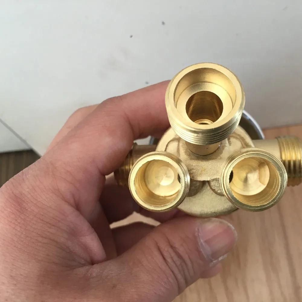 Solid Brass switch valve for Bathtub faucet shower mixer, 3 ways water outlet bathtub faucet set Bath faucets control valves 4