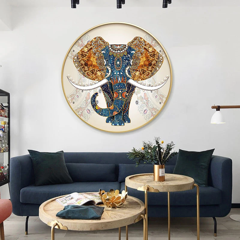 Needlework DIY Printed European Style Cross stitch Sets For Embroidery kit Full embroidery Elephant Cross-Stitching Home Decor embroidery thread,cross stitch kit