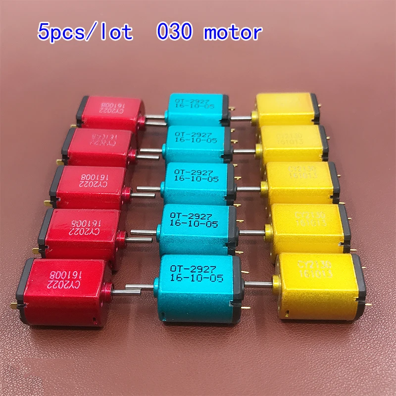 

5pcs/lot Micro Mini 030 Carbon Brush Motor DC 1.5V-3.7V 52000RPM Ultrahigh speed Electric Motor DIY Four Wheeler Car