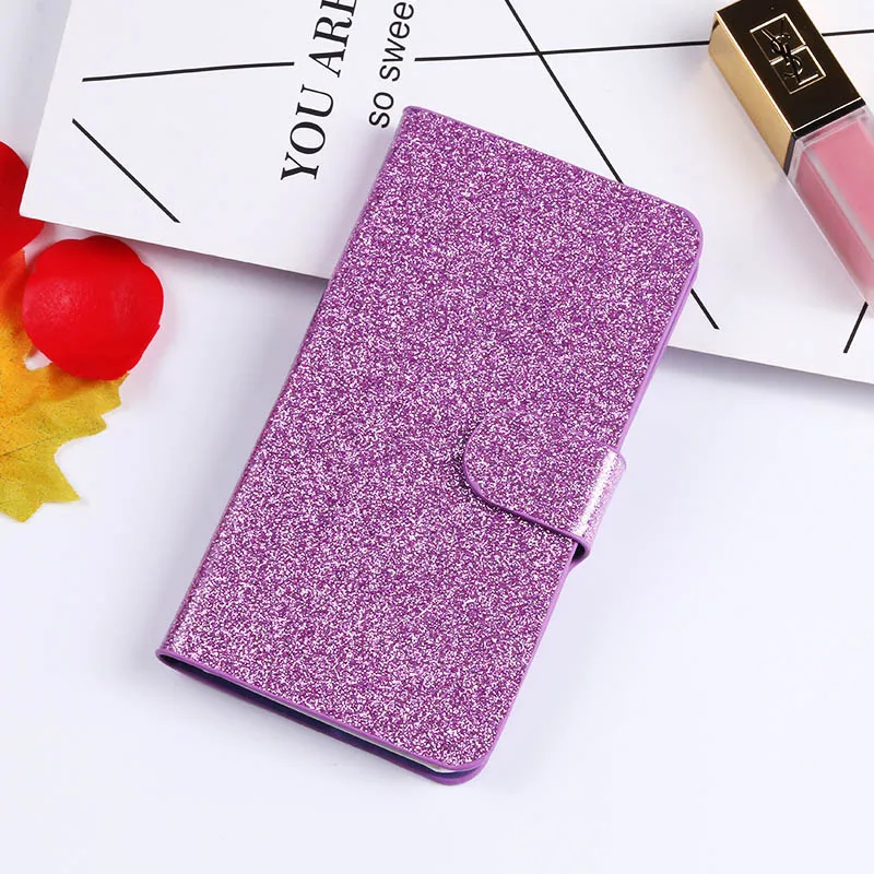 Роскошный блестящий чехол AXD для Motorola Moto G3 G4 G5 G5S G6 Plus G7, чехол-книжка для Moto E4 E5 Plus g4 g6 g7 Play - Цвет: Purple