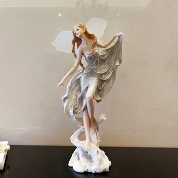 

Home decor room decorations europe flower fairy beauty angel decor creative wedding gifts fairy garden miniatures figurine