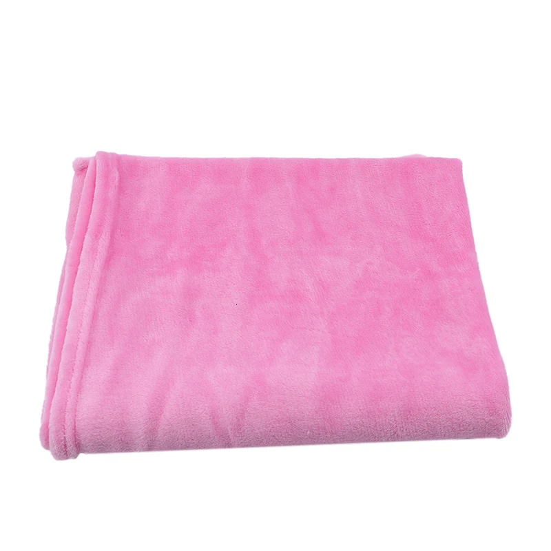 pink Г. Удобное Хлопковое одеяло для новорожденных зимнее мягкое теплое одеяло для дивана/детское одеяло для маленьких мальчиков и девочек фланелевое одеяло для пеленания - Цвет: pink