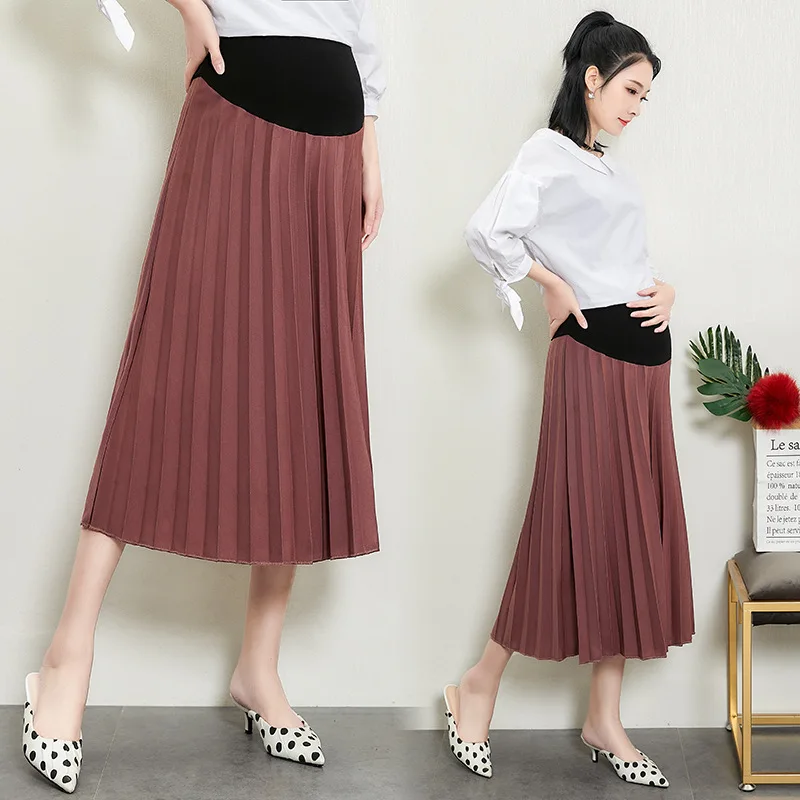 Maternity Skirts New Korean Autumn Maternity Skirts Elastic Waist Strap