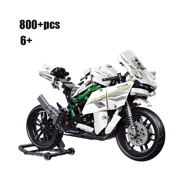 

2020 R1250GS R Technic Ducatis Panigale V4 R Kawasakii Ninja 400 Offroad Motorcycle Model Building Blocks Toys For Children gift