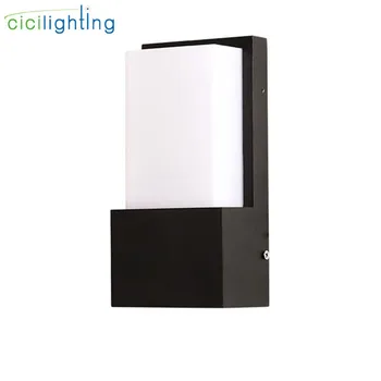 

Led Outside Wall Light Waterproof Wall Lamp Porch Garden Aisle Corridor Wall Lighting Fixture Aluminum indoor stairecase sconces